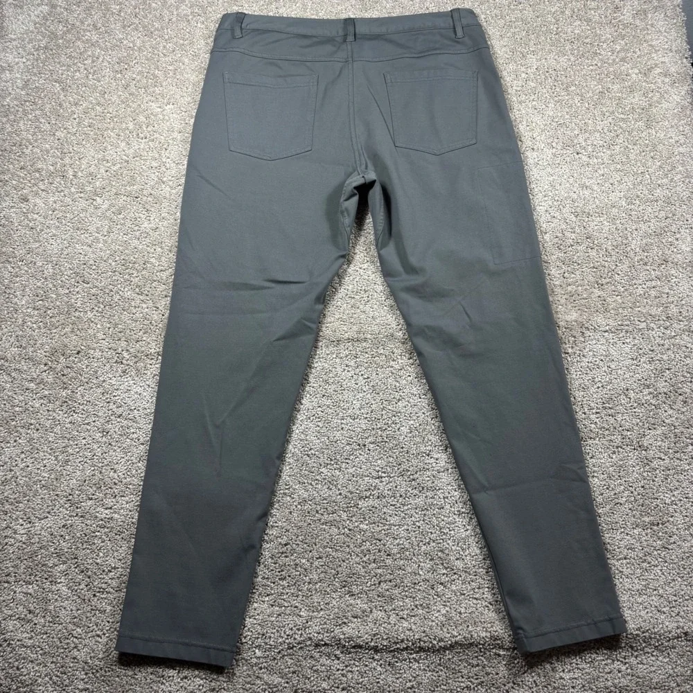 BYLT Premium Basics‎ Everyday Pant 2.0 Mens XL Gray Slim Tapered Performance